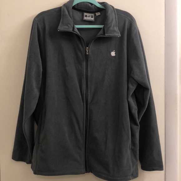 apple logo jacket